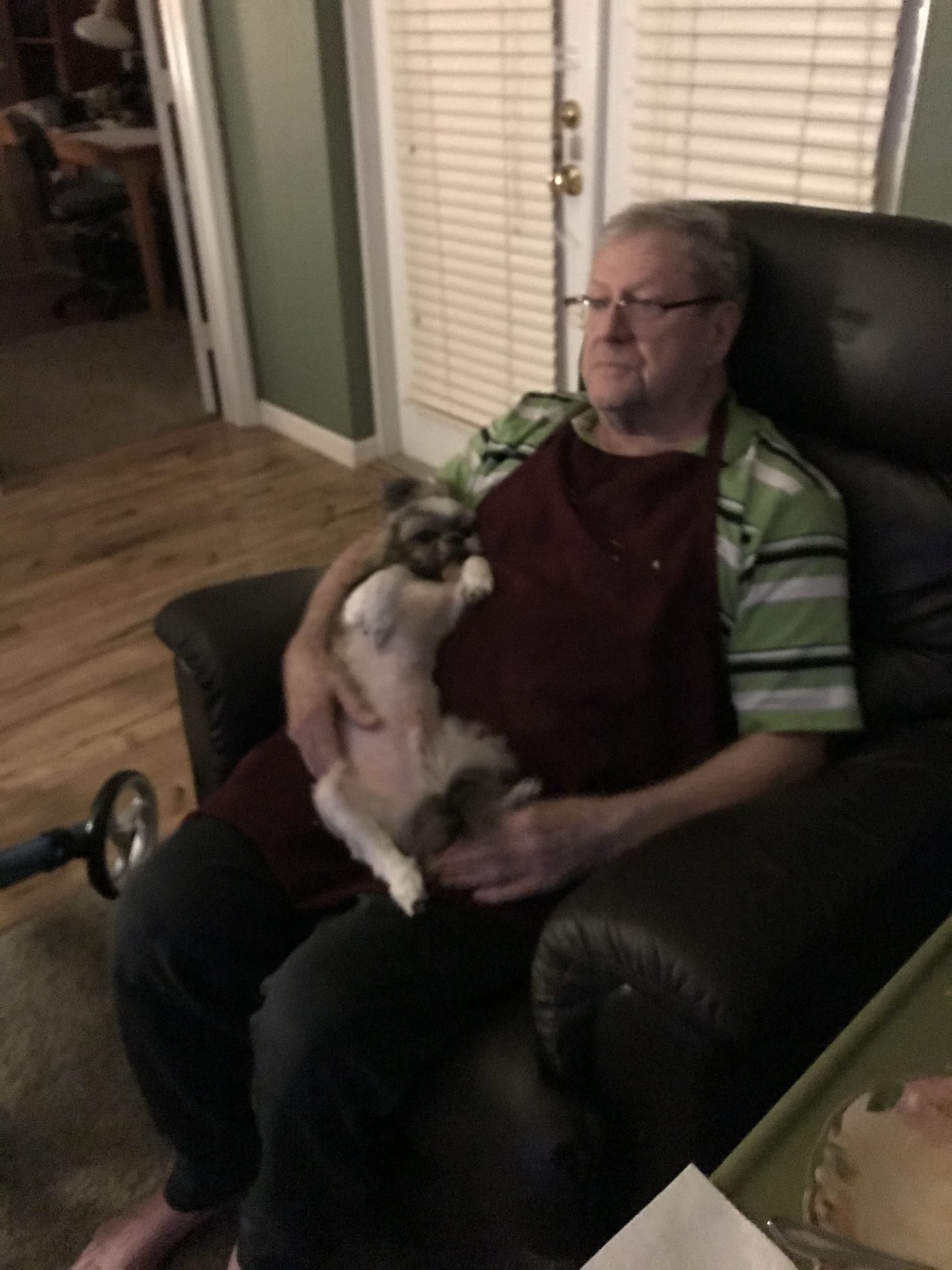 Dad & Chase in December 2020.