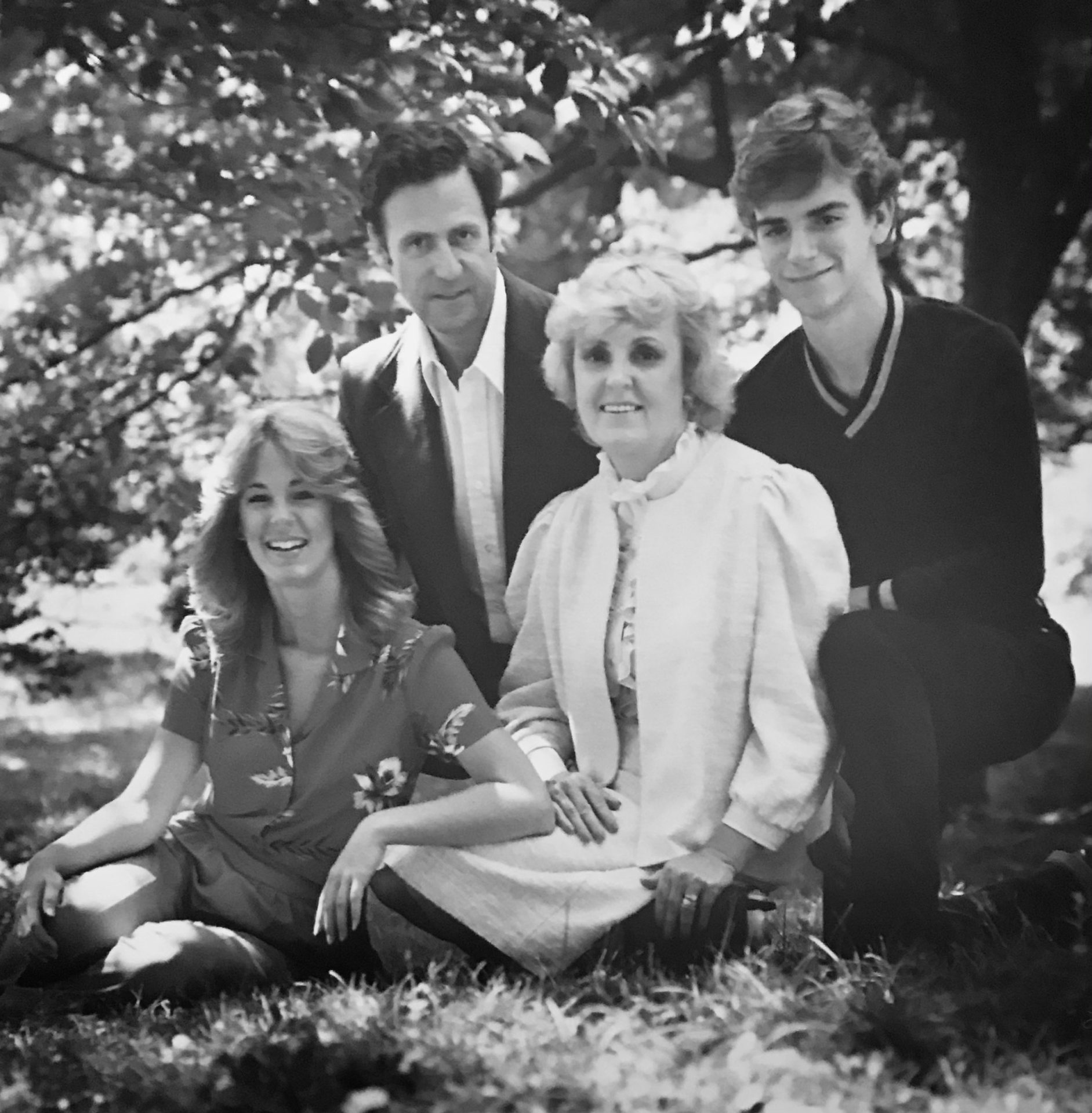 Sid, Joan, Sherry & Sidney in 1982 at Vanderbilt Mansion in Hyde Park, NY