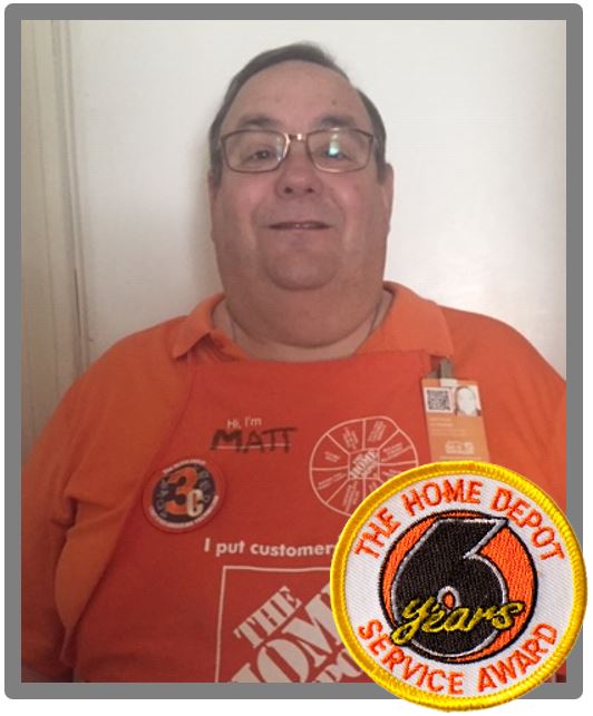 Matt, you will be missed by your Home Depot friends and family.  In the time that we worked together I have always been appreciative of your willingness to do the right thing and helpfulness of others, customers and co-workers alike.  To the Autenrieb family, I am so sorry for your loss.   Please know that your dad, son, and brother was beloved by, and inspiring to those he worked with.