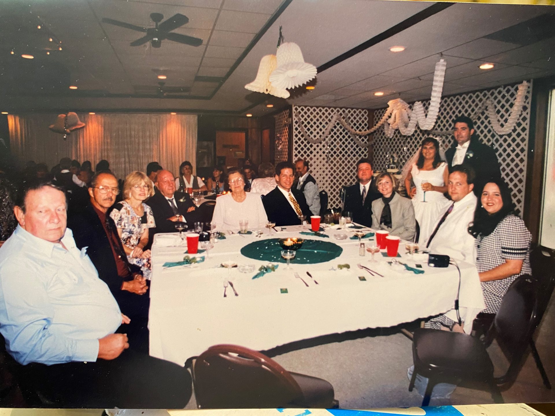 Michelle - Wedding:  Bobby Simpson, Wayne  and Mary Hamlin (Bobby's sister) , John and Margaret Simpson (Father and step mother), Paul Hamlin (nephew) , Mike Curry (nephew) , Michelle (niece) and James Duquette, Al (nephew) and Leslie Hamlin