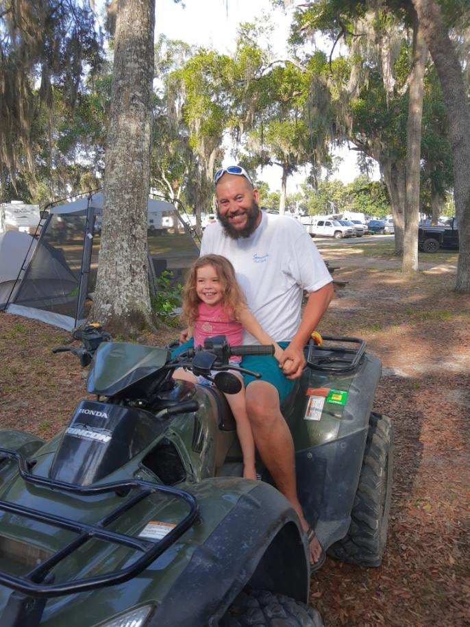 Your little camping buddy. Love you!