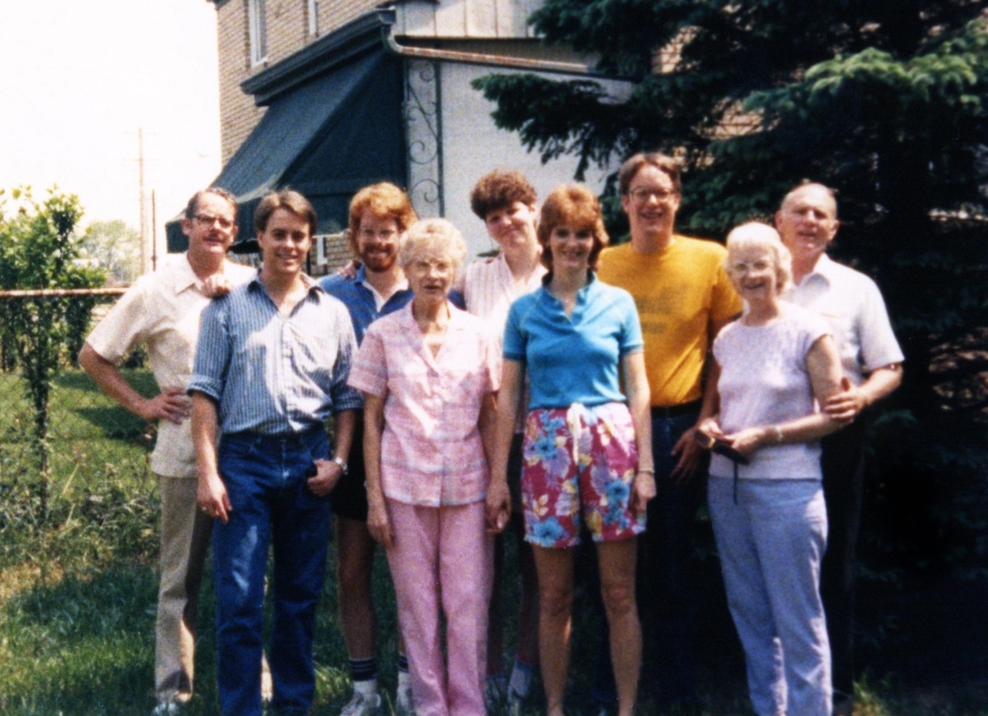 1986 family at Craig and Sandy’s wedding