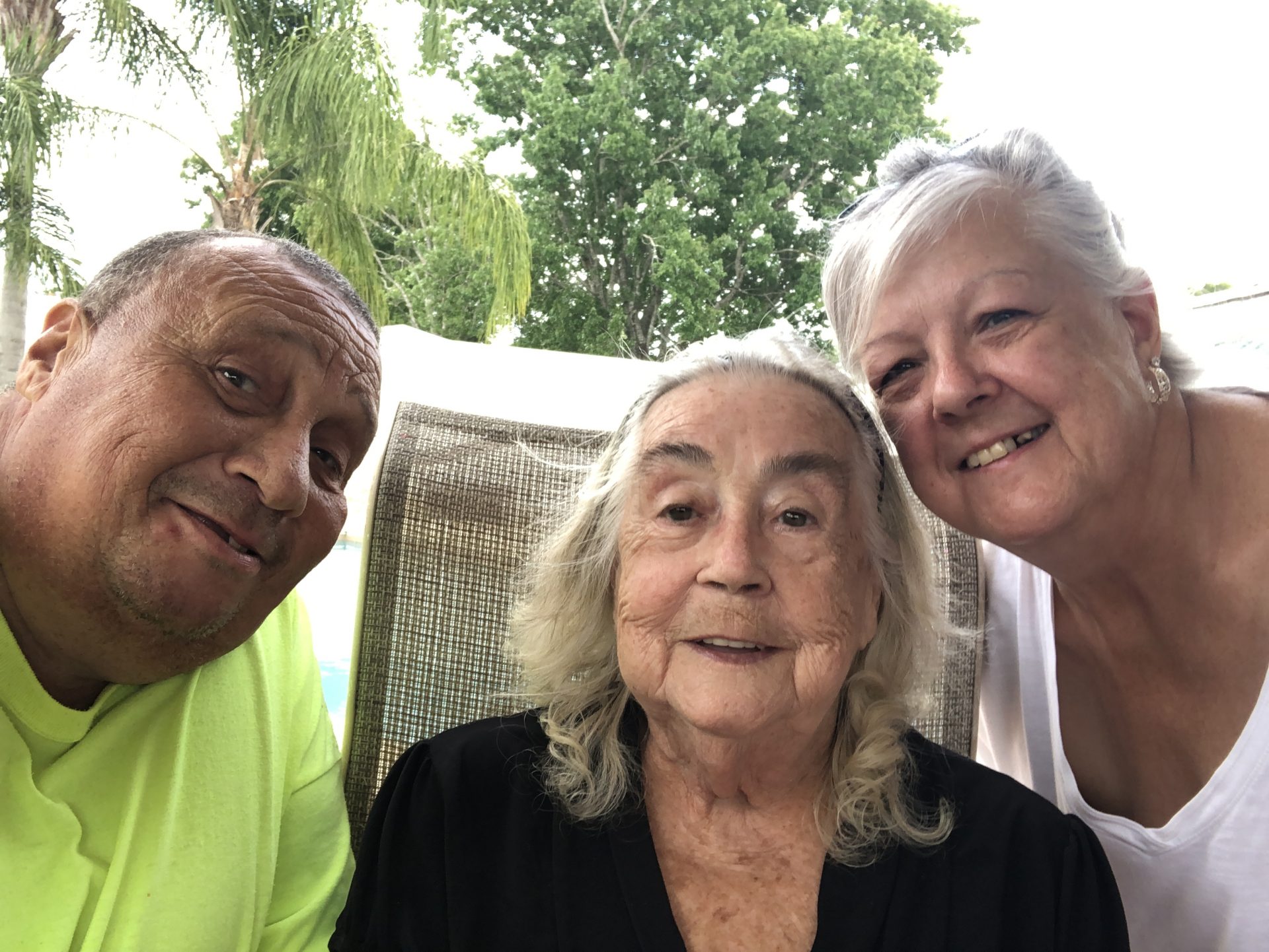 The three musketeers. Mom was so fortunate thank you decided to be with us at the end. It may have been only for a short time but it was amazing