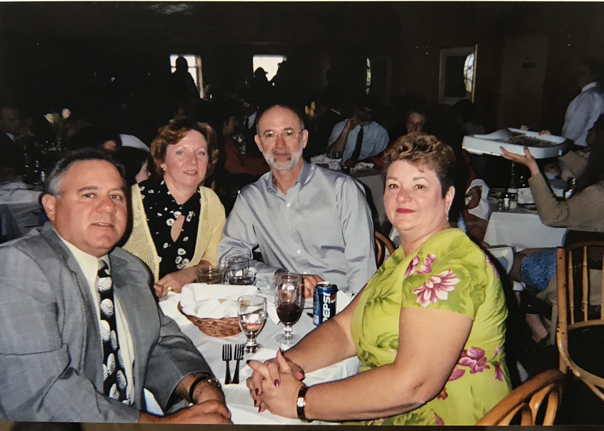 Jimmy Infantino, Brenda Double, Dennis Double and Diane Infantino.  May 3, 2003, Cindy and Andy Callaghan’s wedding