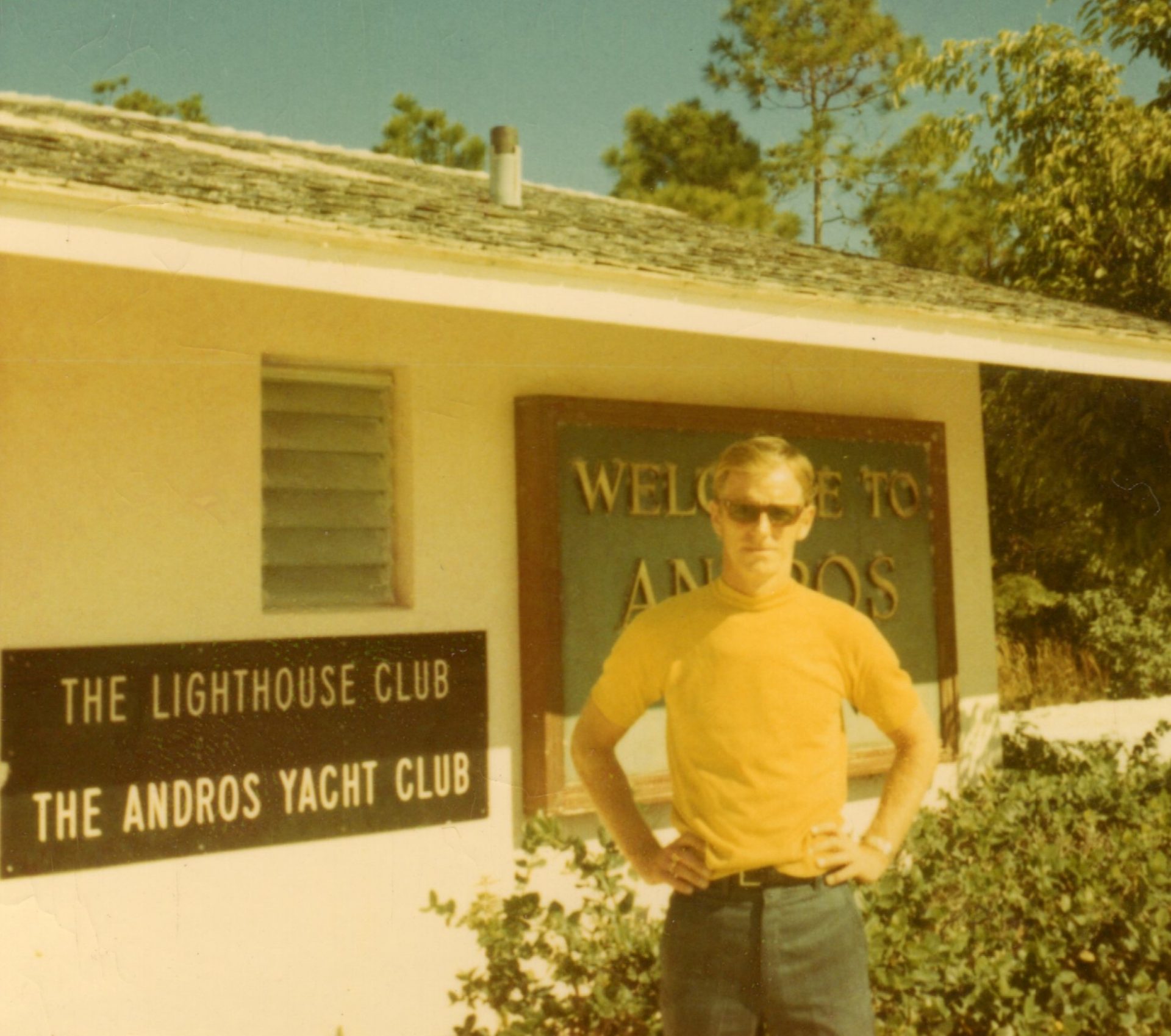 Russ on Andros, Bahamas
