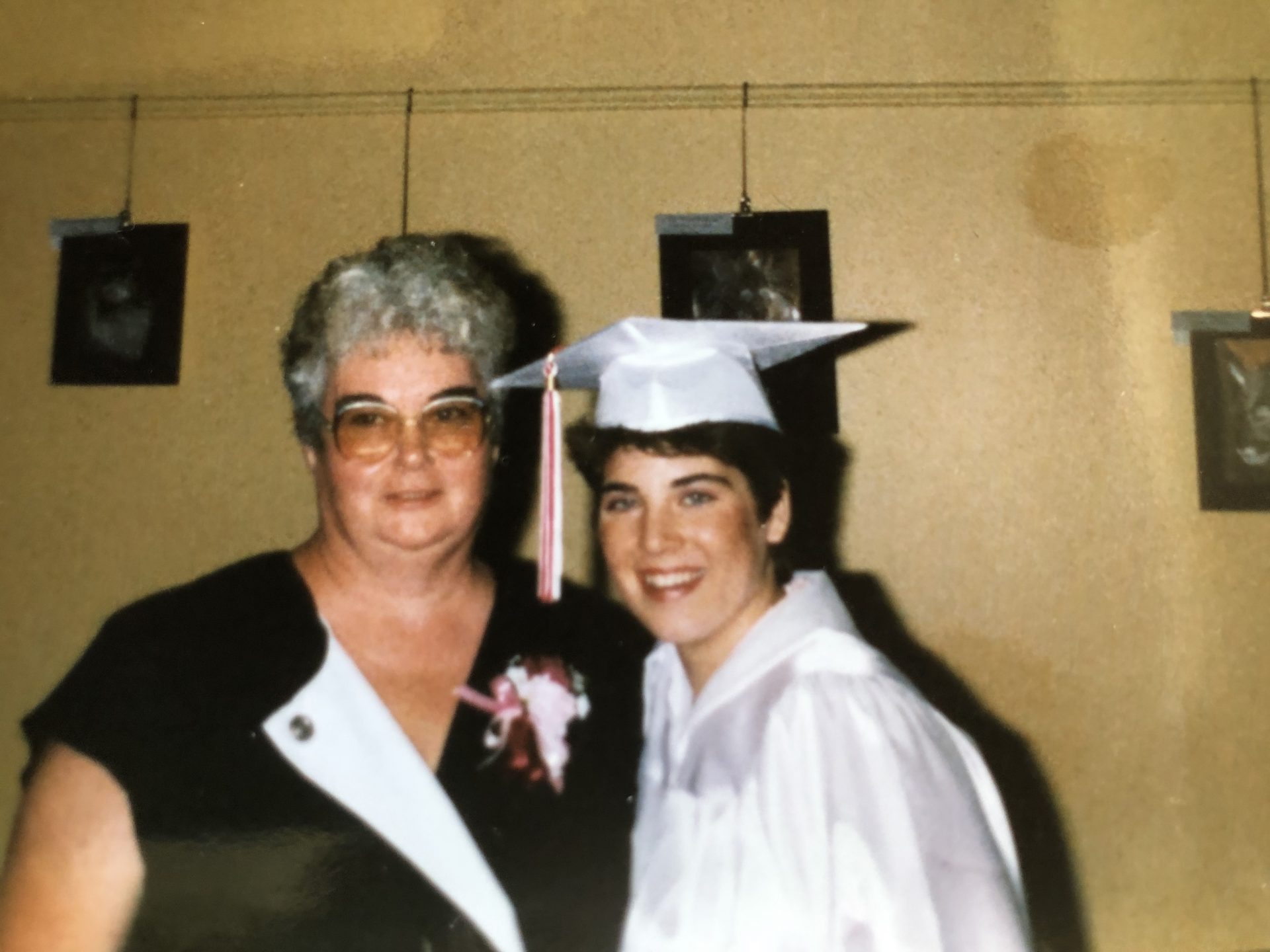 Mom and Sarah - graduation