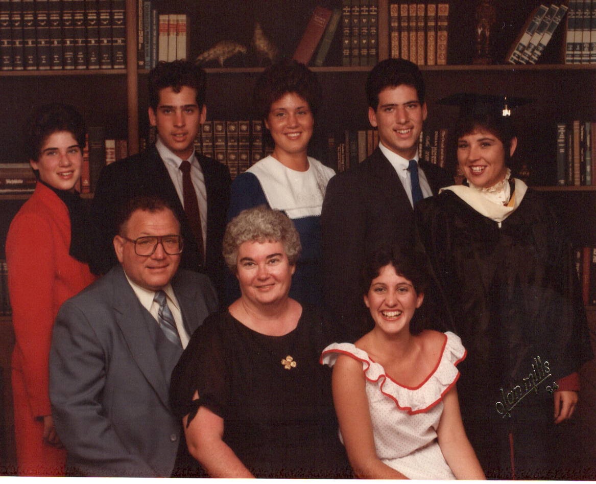 Family photo in 1984
