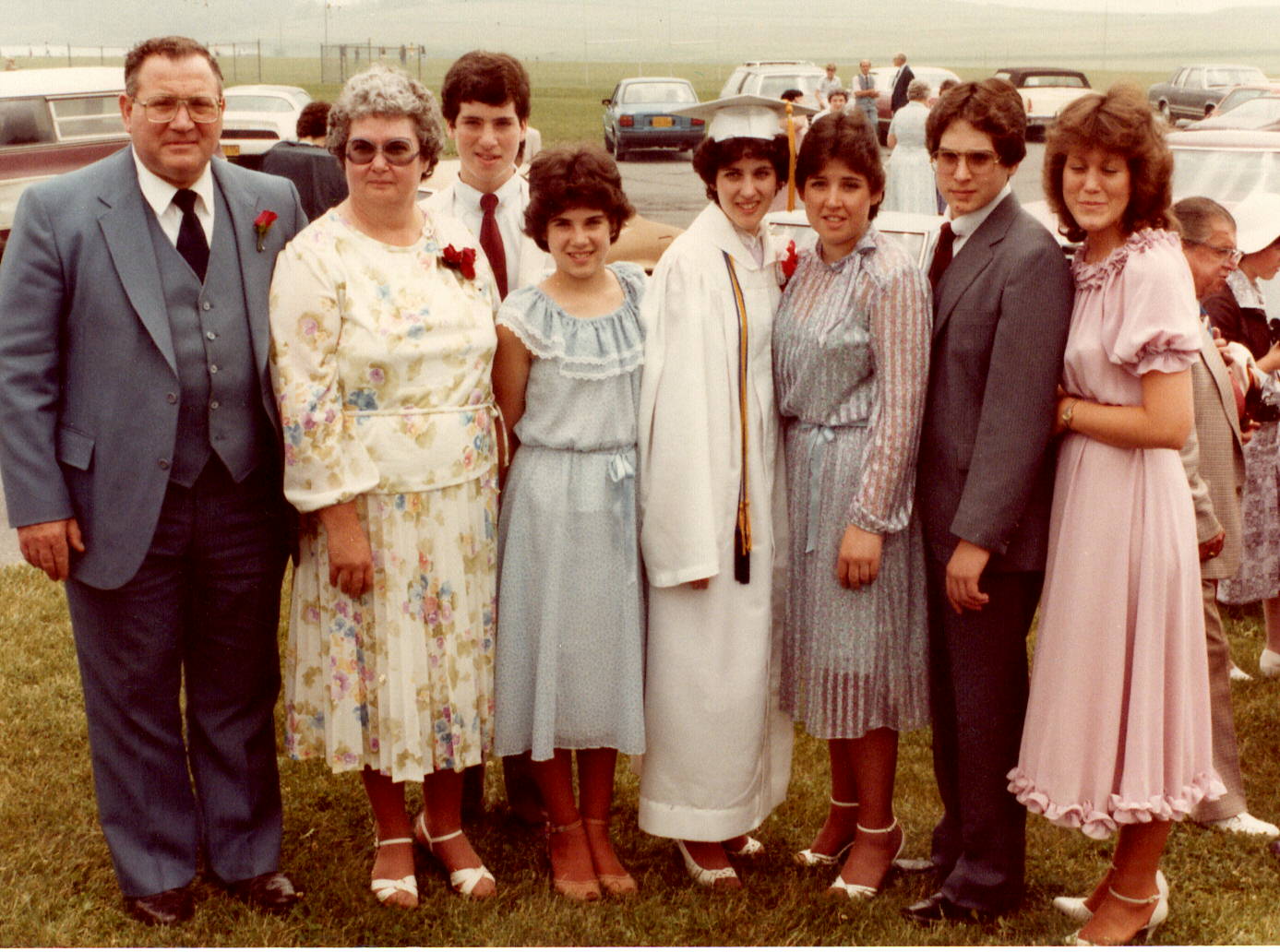 Mom at Pamela's high school graduation- 1982
