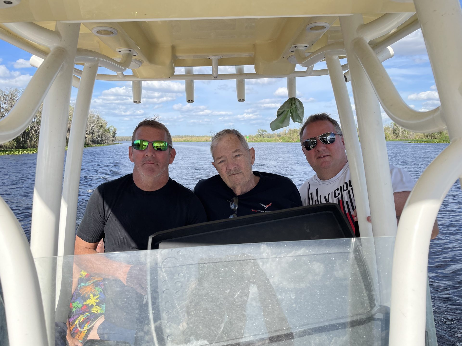 This is one of the last  pictures  taken of my father doing what he loved most. Spending time with his family on the river! Love you Dad, you will be missed!