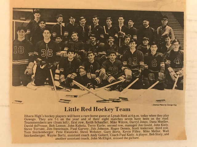 Ithaca High School hockey team 1967-1968