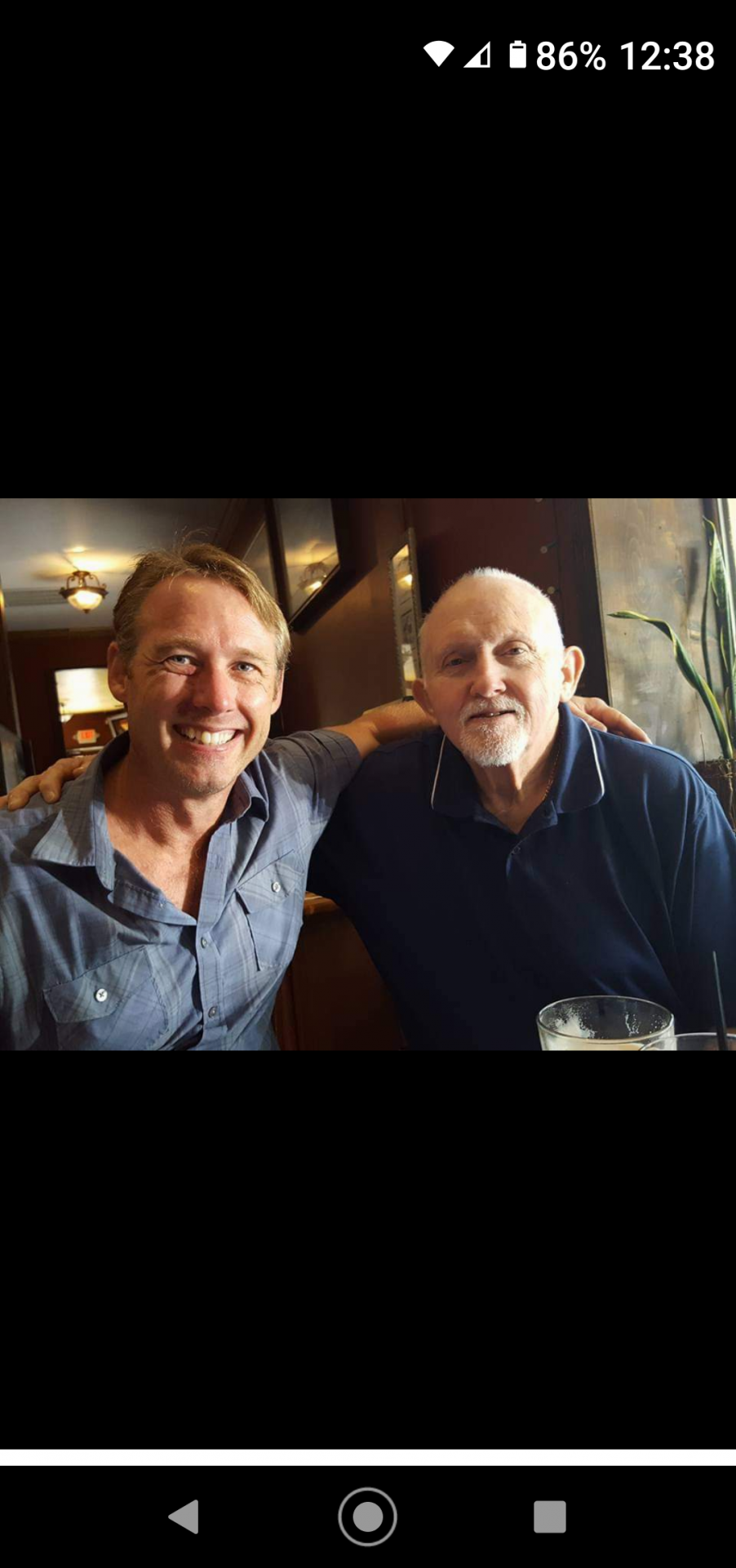 Tom with son Mike