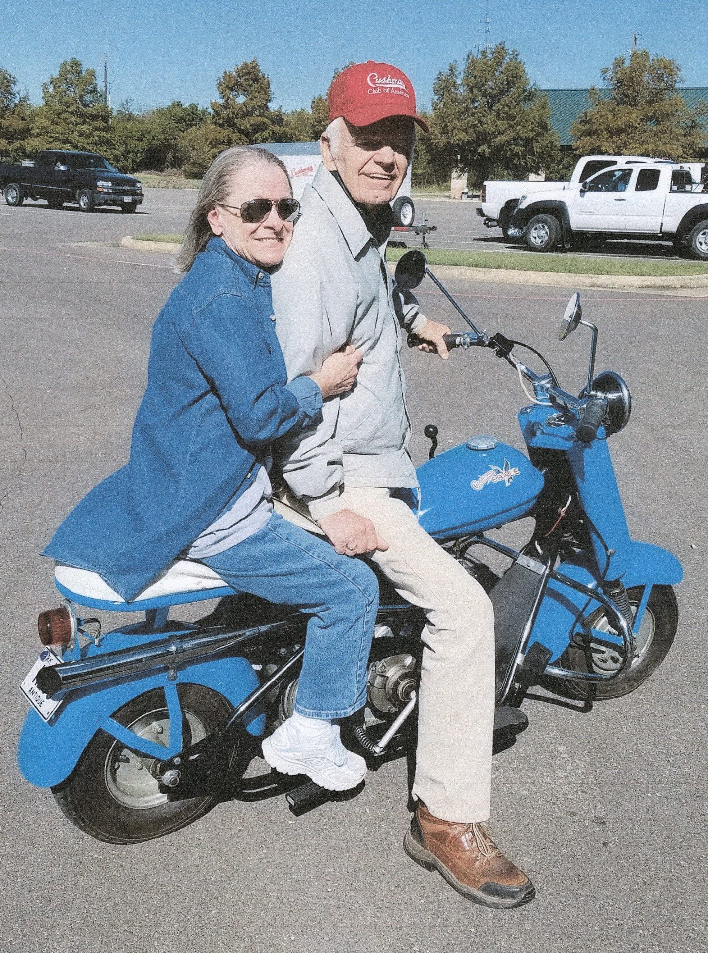 Cushman Scooter with Joyce