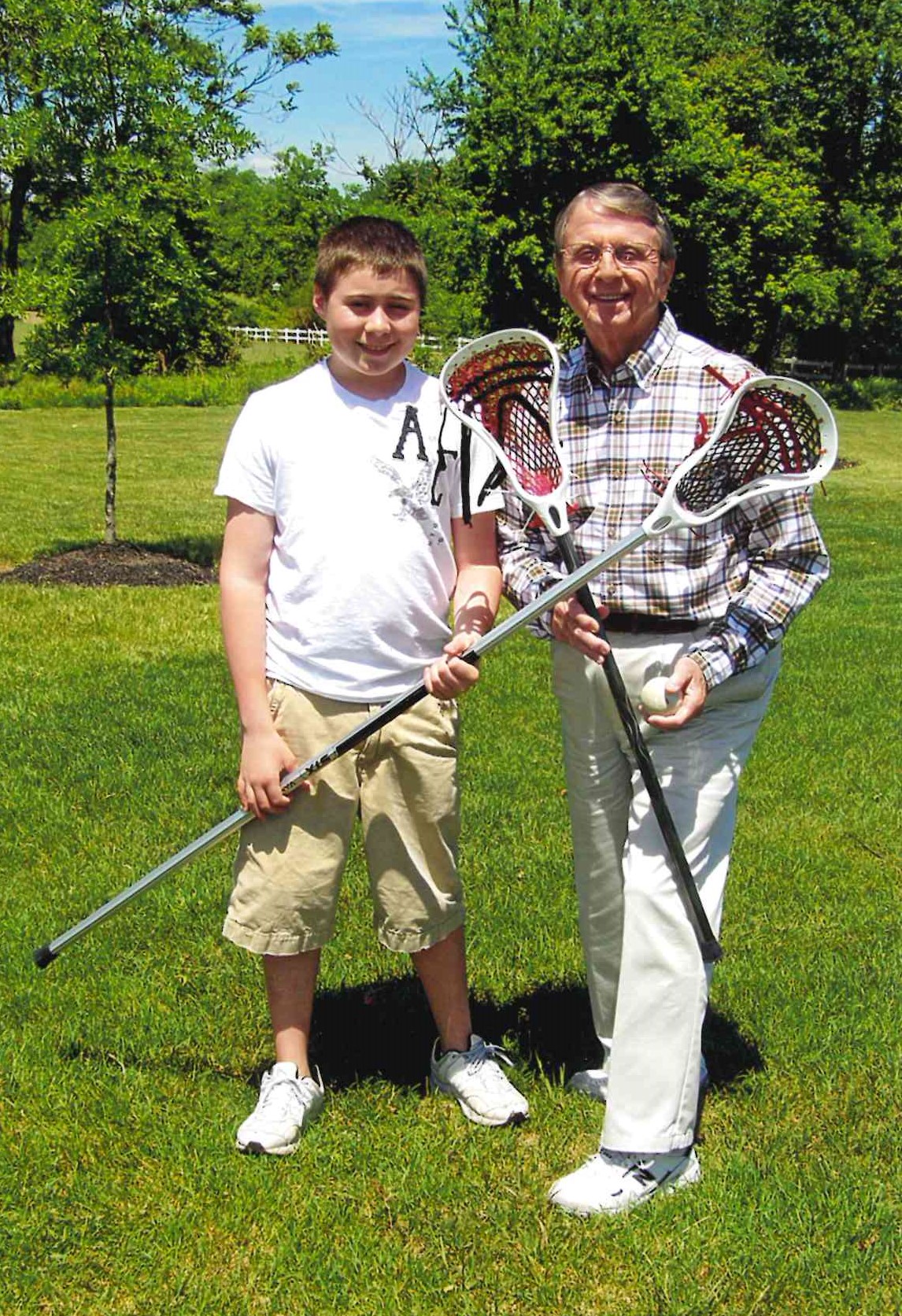 Lacrosse with George