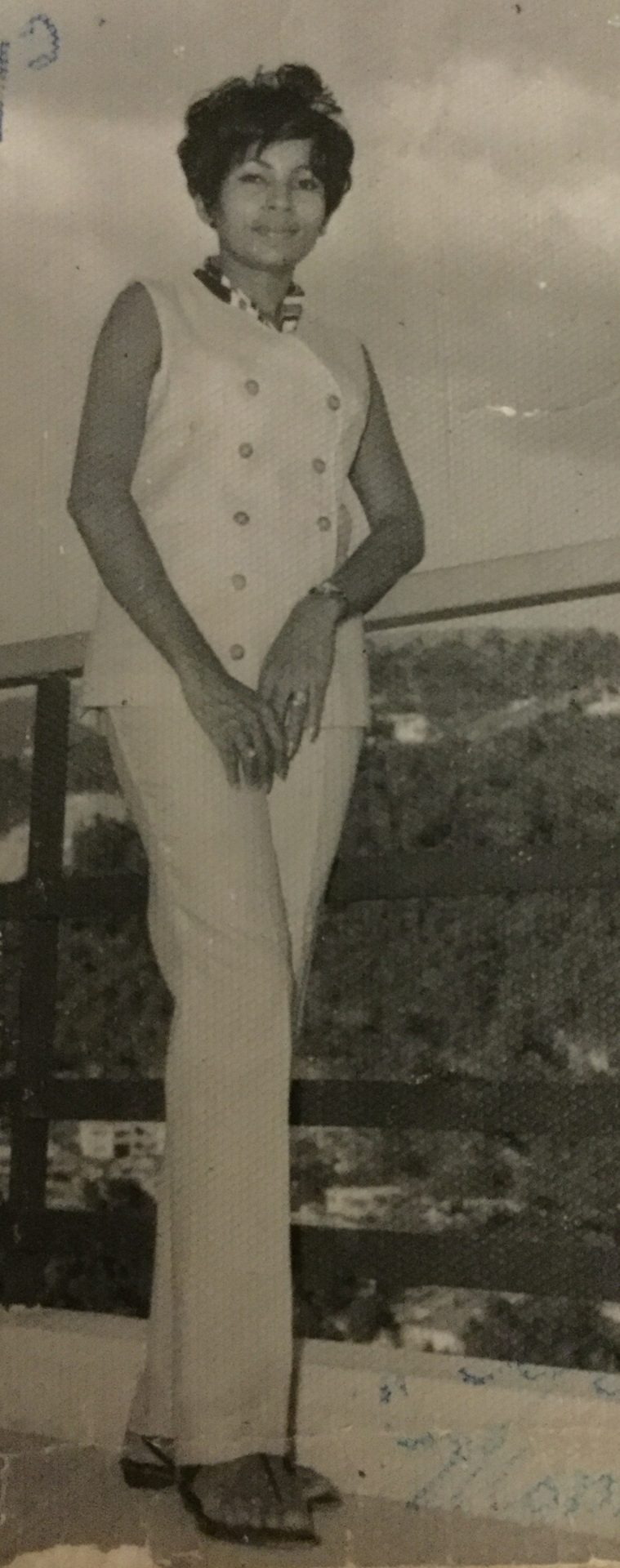 In the hills of Kingston Jamaica.<br />
She was 34 Yrs. old