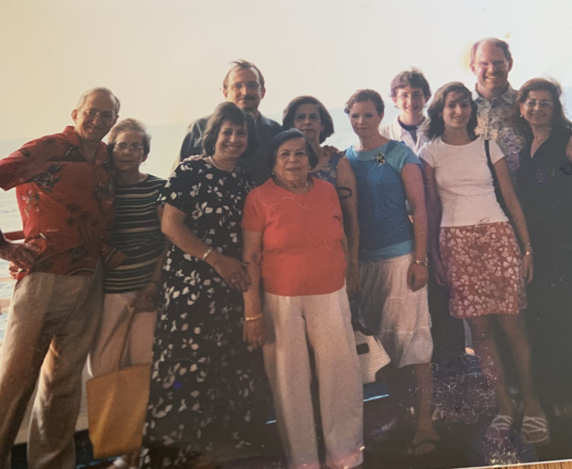 On a family vacation - Caribbean cruise.  We all had fun and made great memories together ❤️❤️❤️