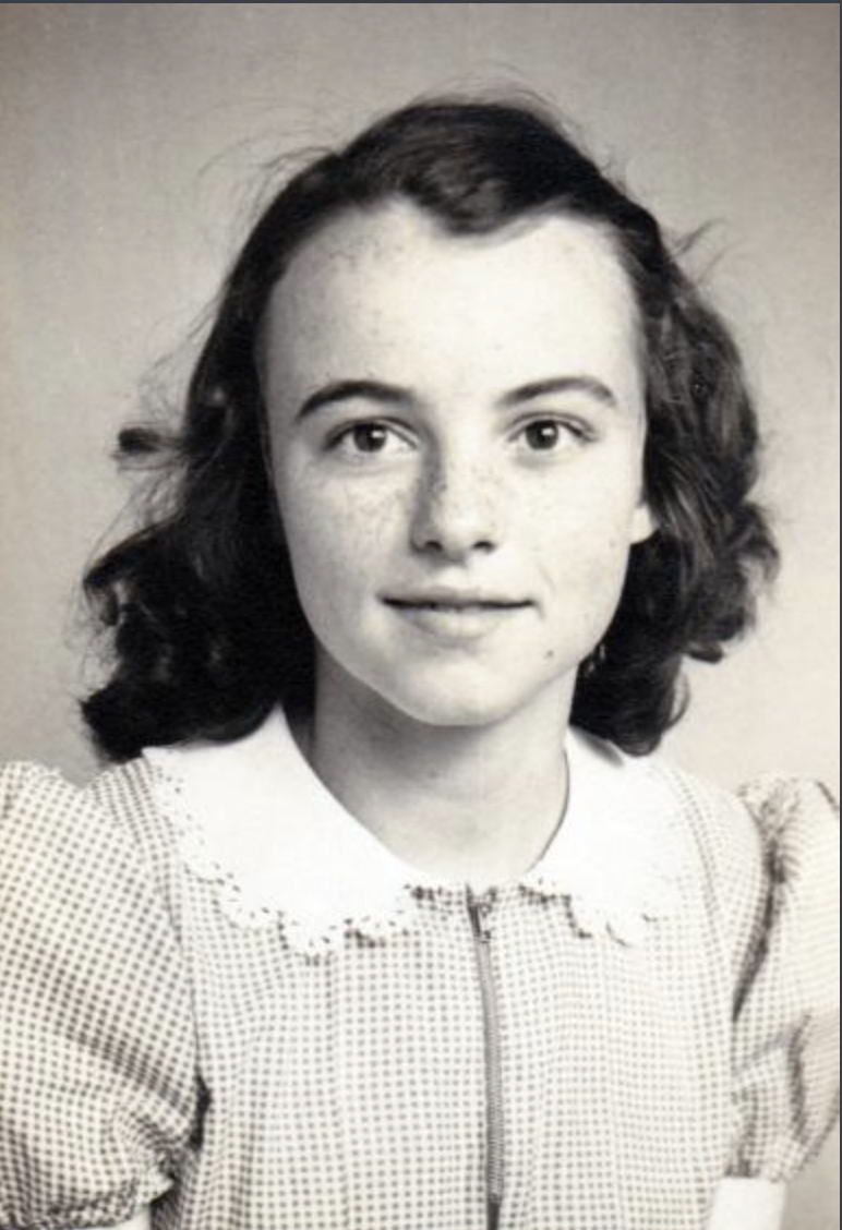 Bernice's portrait as a girl in North Carolina, about 1940