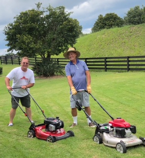 Just an example of the kind of person that Byron was. He loved to do things together. I think he mowed my yard more than I did. We had great fun doing it together. He was the kind of person that just loved helping others. A kind, warm, and giving person that never met a stranger.