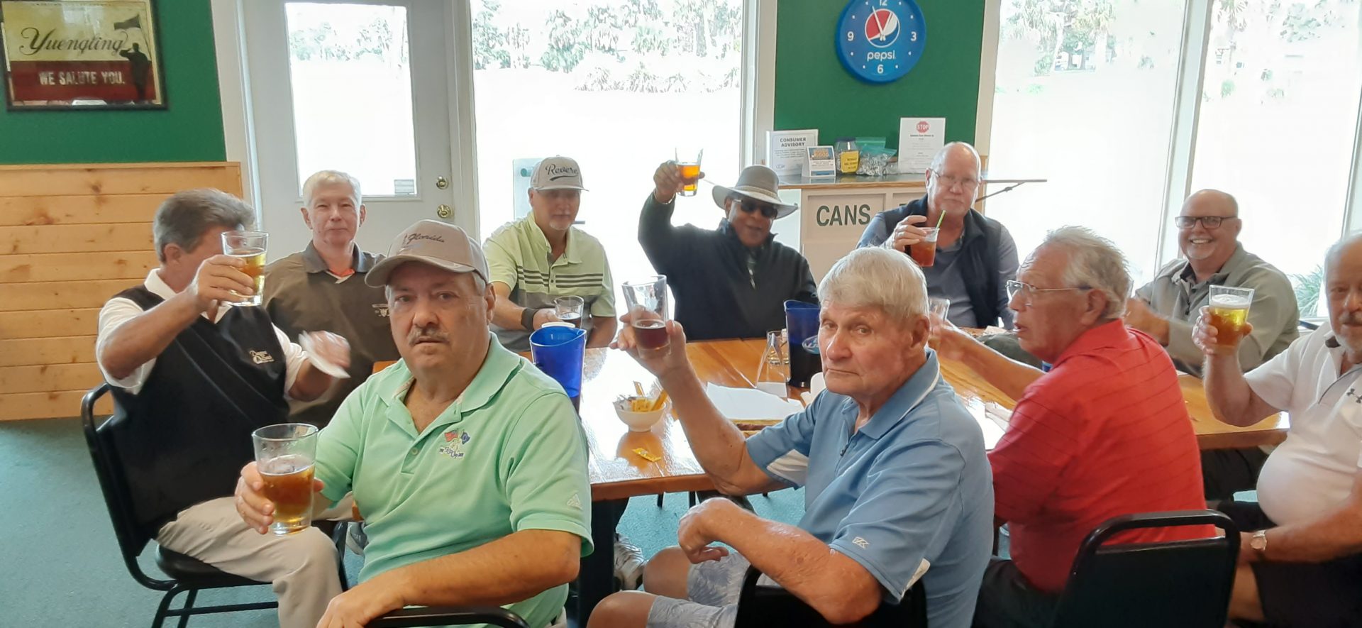 A salute to George from the last to leave Golfers of the Daytona Traveling Golf League