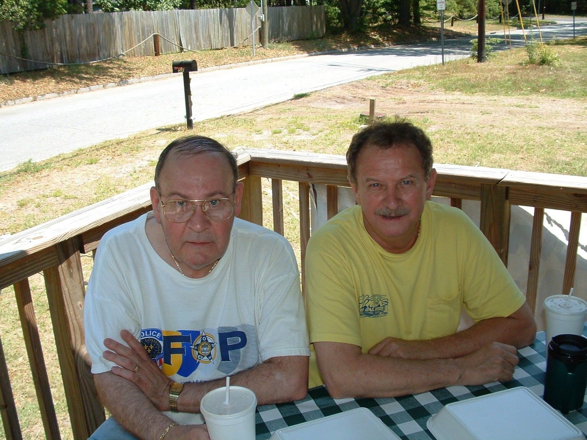 Dad and Lonnie in Savannah