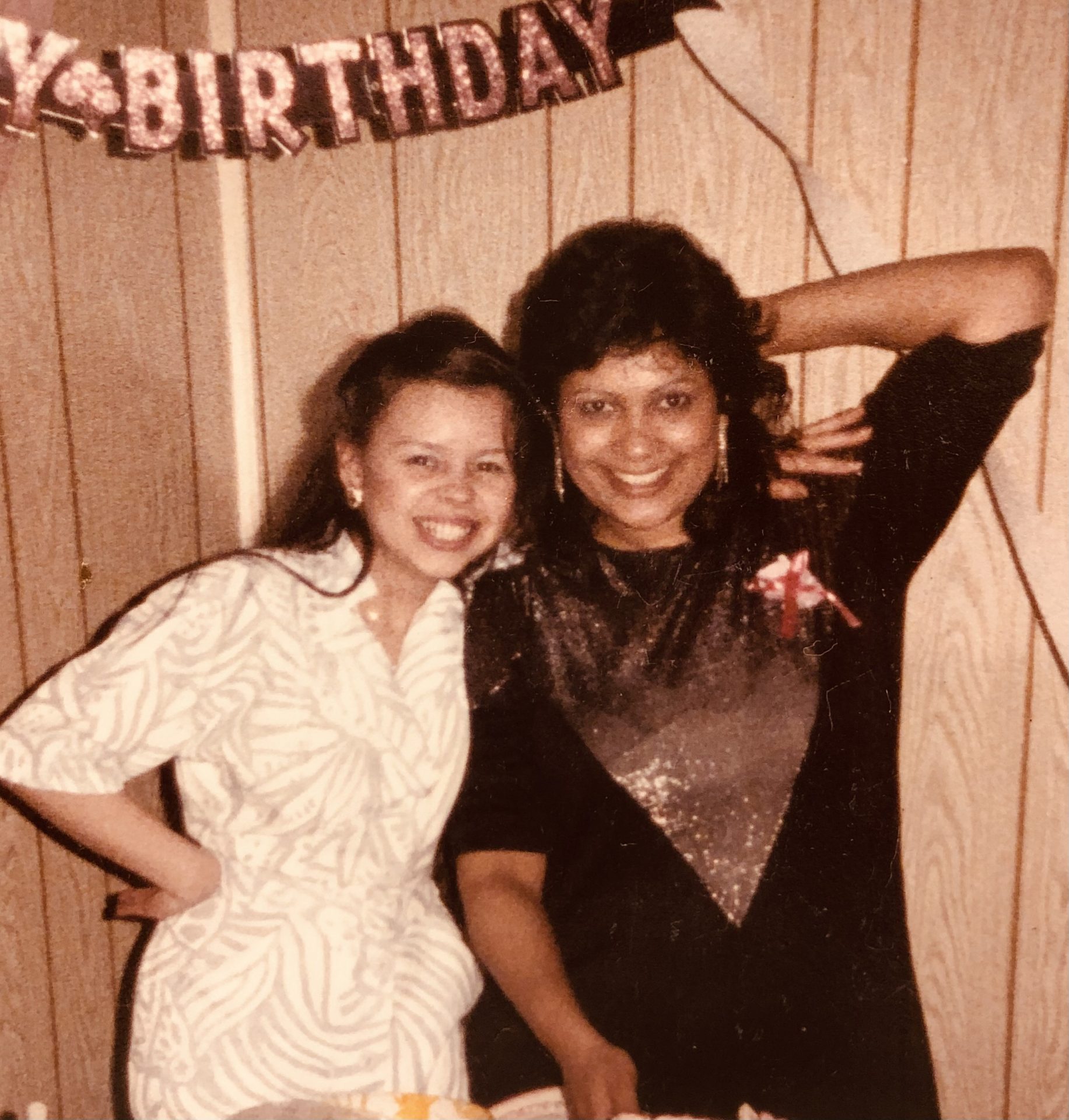 Birthday party back in 1987