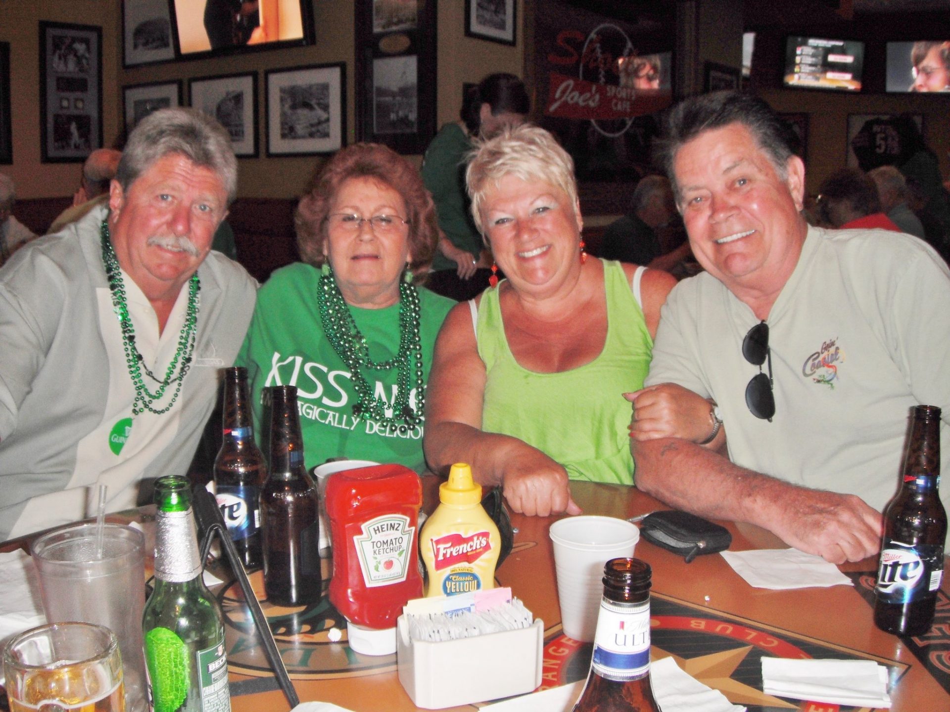 Sandy & Don and Hoagy & I celebrating  St. Patty’s Day  in Florida 
