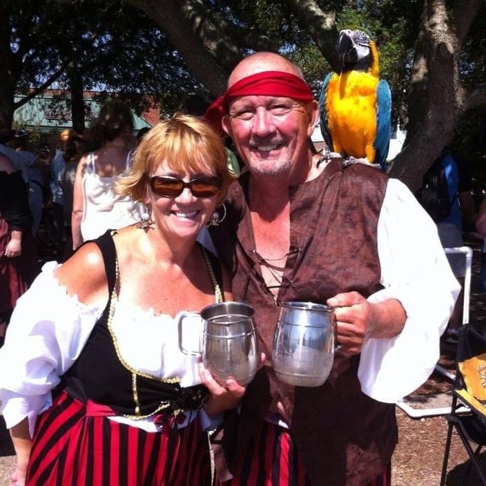 No Pirate life is complete, without a parrot in your shoulder:)