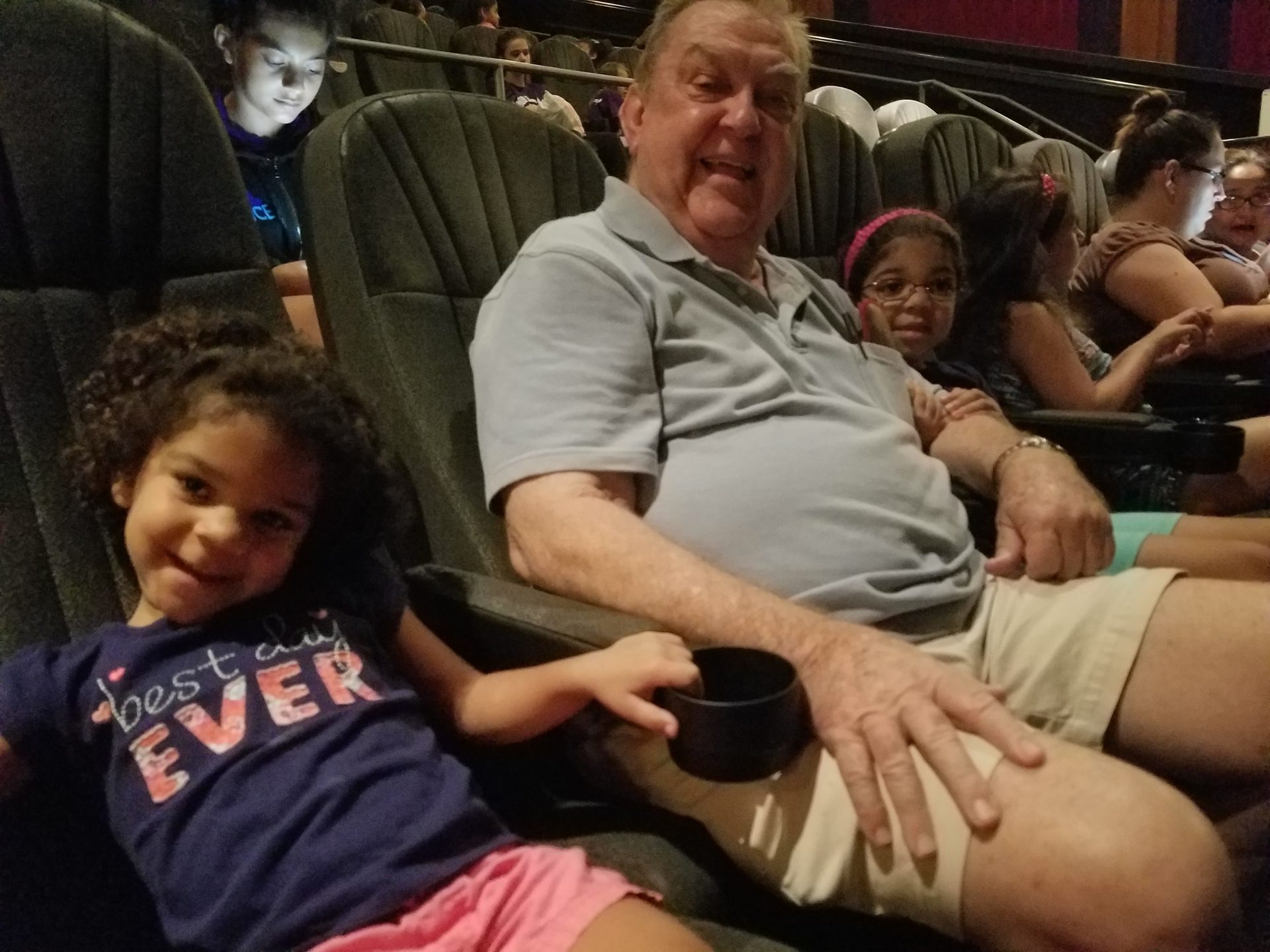 Movie theatre with Grandpa