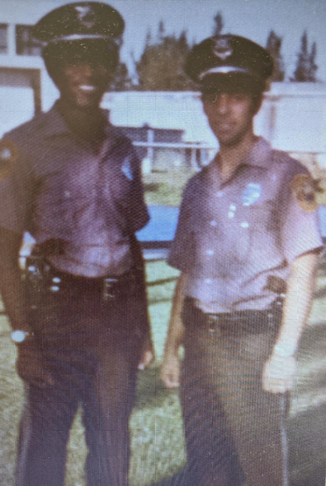 Police academy graduation day - 1975