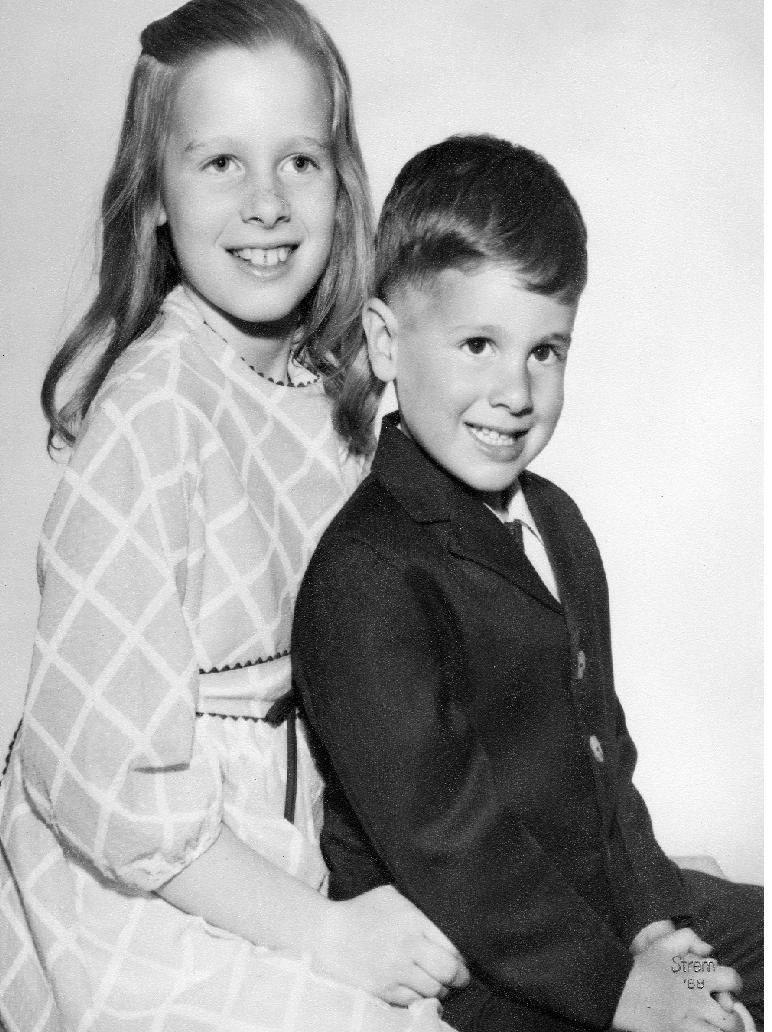 Frank's beloved children, April and Eric, 1968