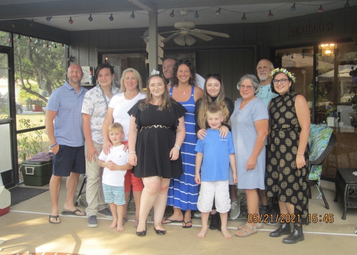 Some of the Knadle family including Grandma Nee at my college graduation party
