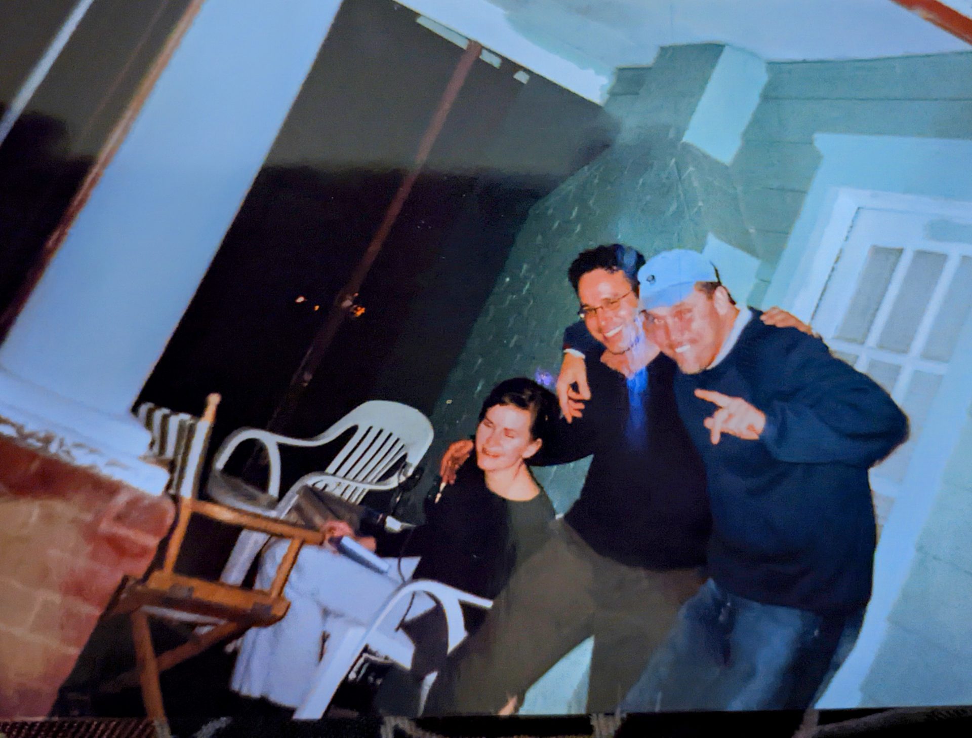 John (Moody), Frank, Elisabeth in 2005 at What's house. Jacksonville, FL