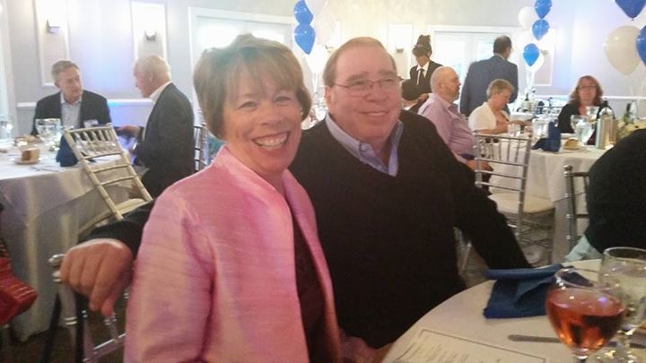 Our 50th class Reunion , Patty always had a smile for everyone!!