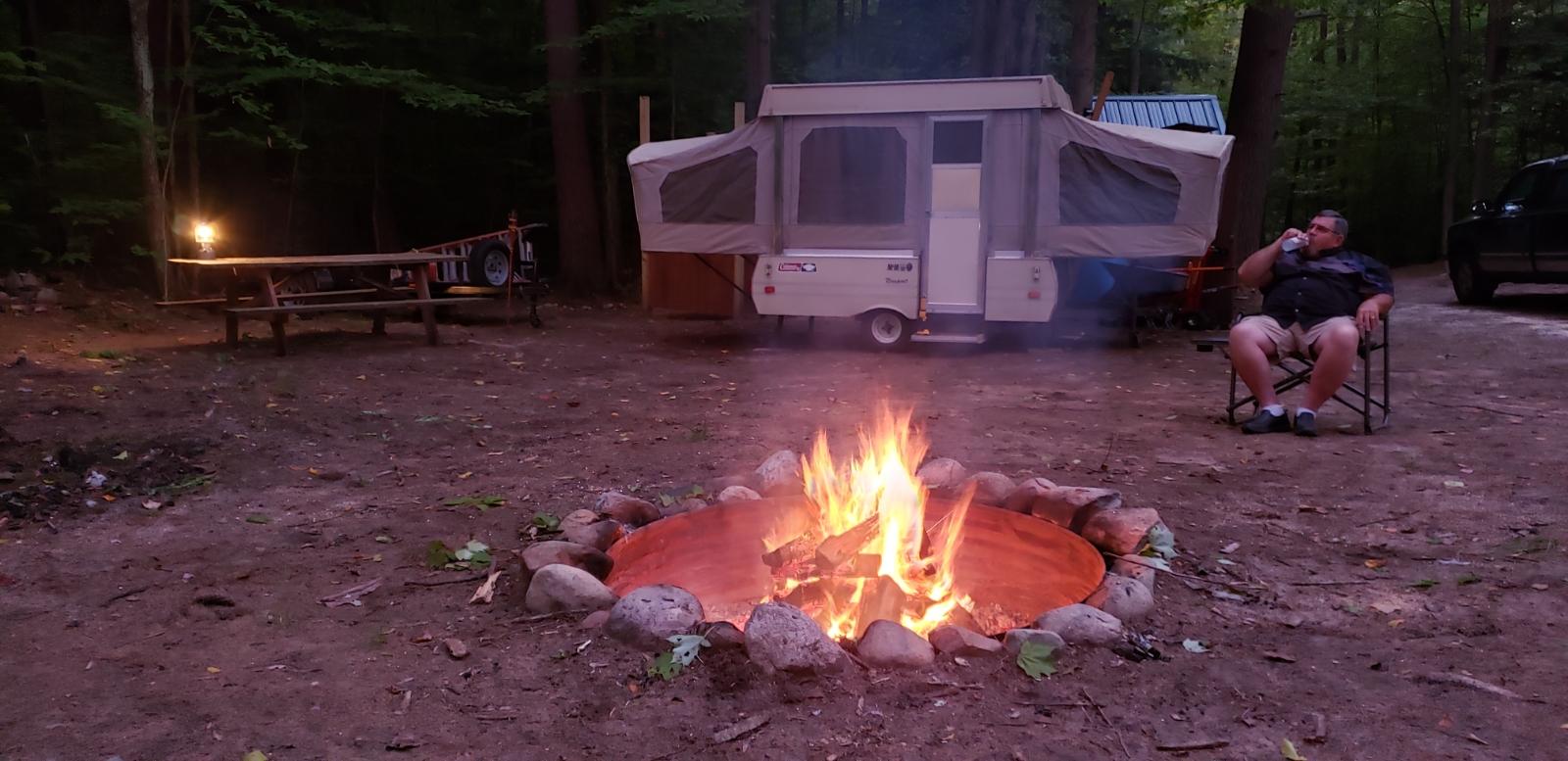 Dad at his brother Kellys property ♡