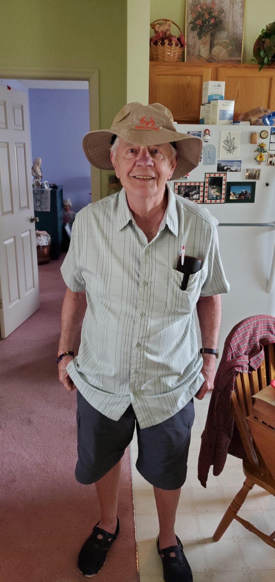 Dad and his new hat - 2022