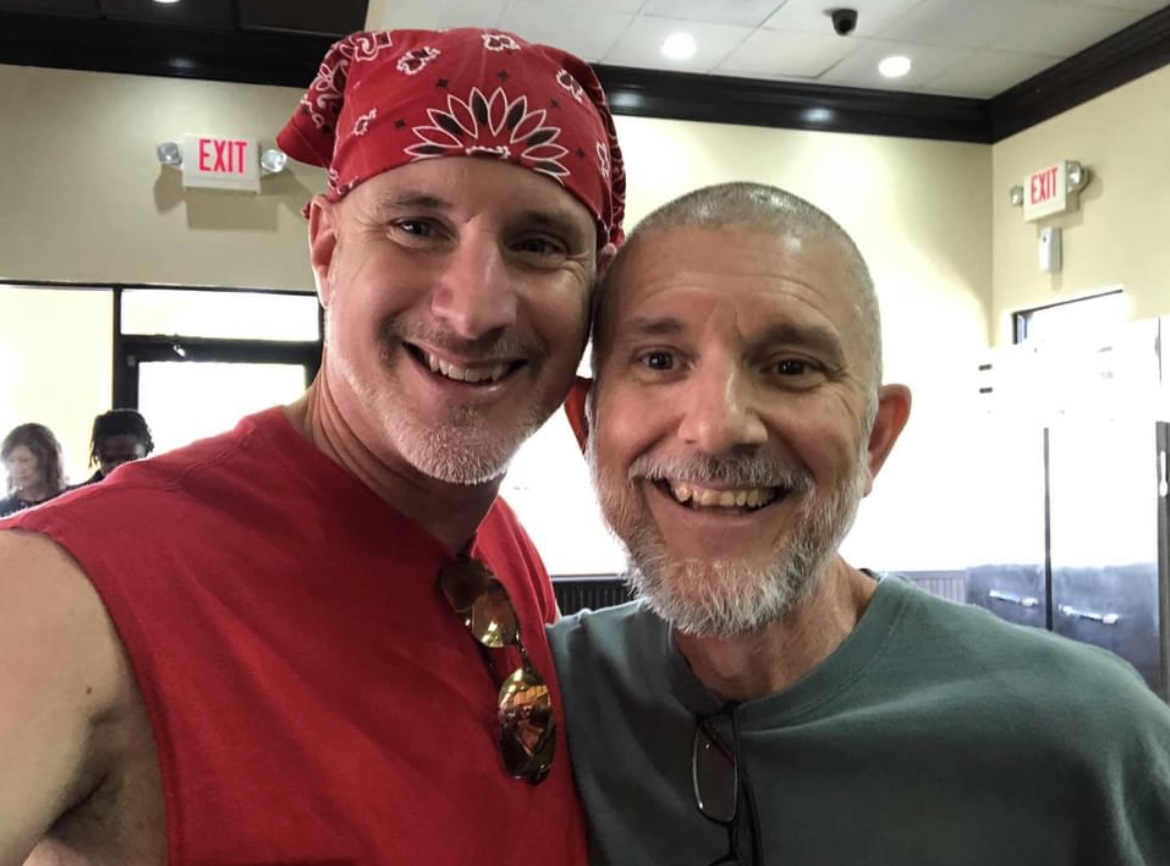 Lunch with Joe at Jasons Deli in Ft Myers, 2019.  Thank you for your years of friendship, love and kindness.  You are an inspiration to me.  Until we meet again brother