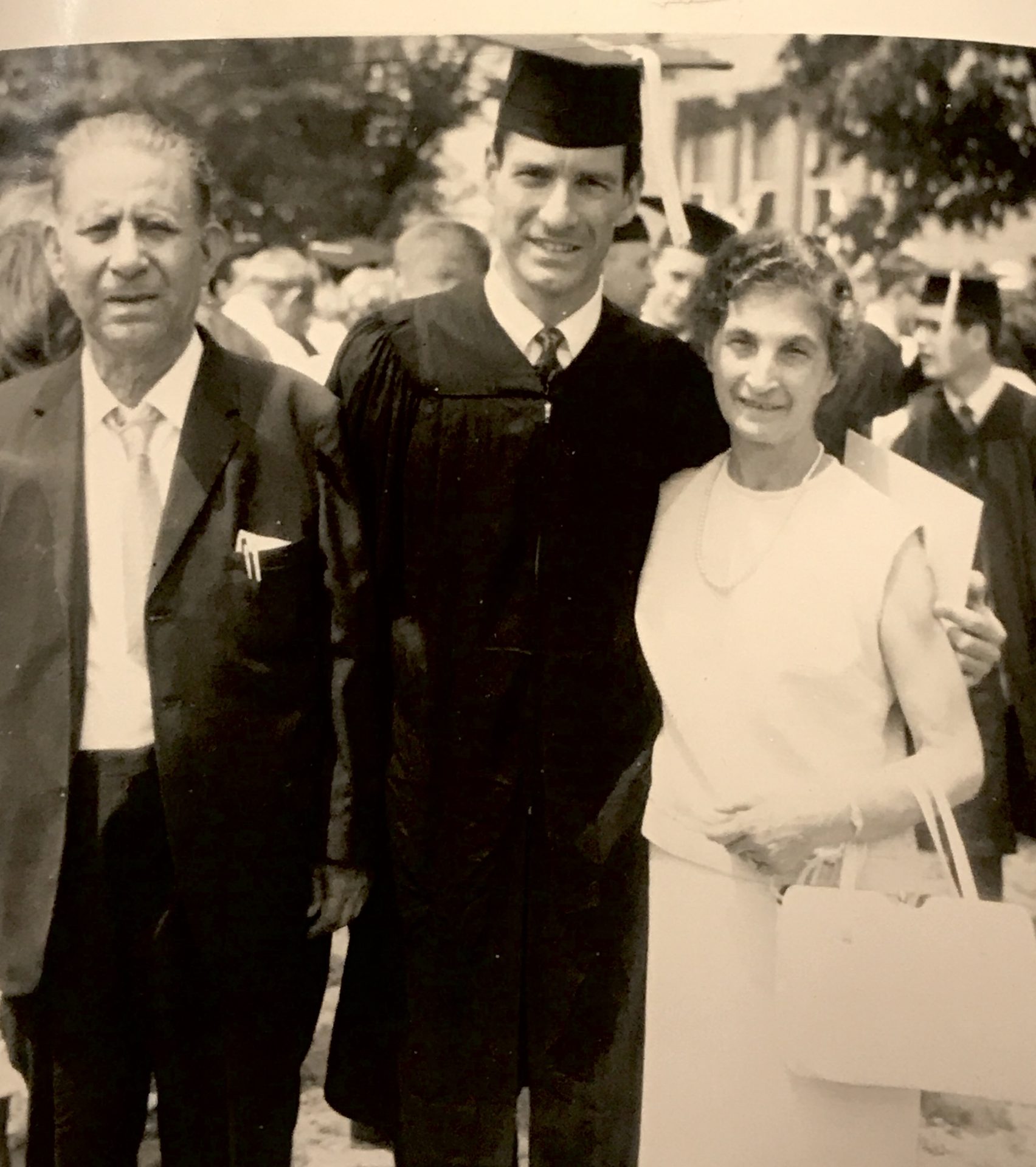 Sal's mom & dad at his Salem State graduation