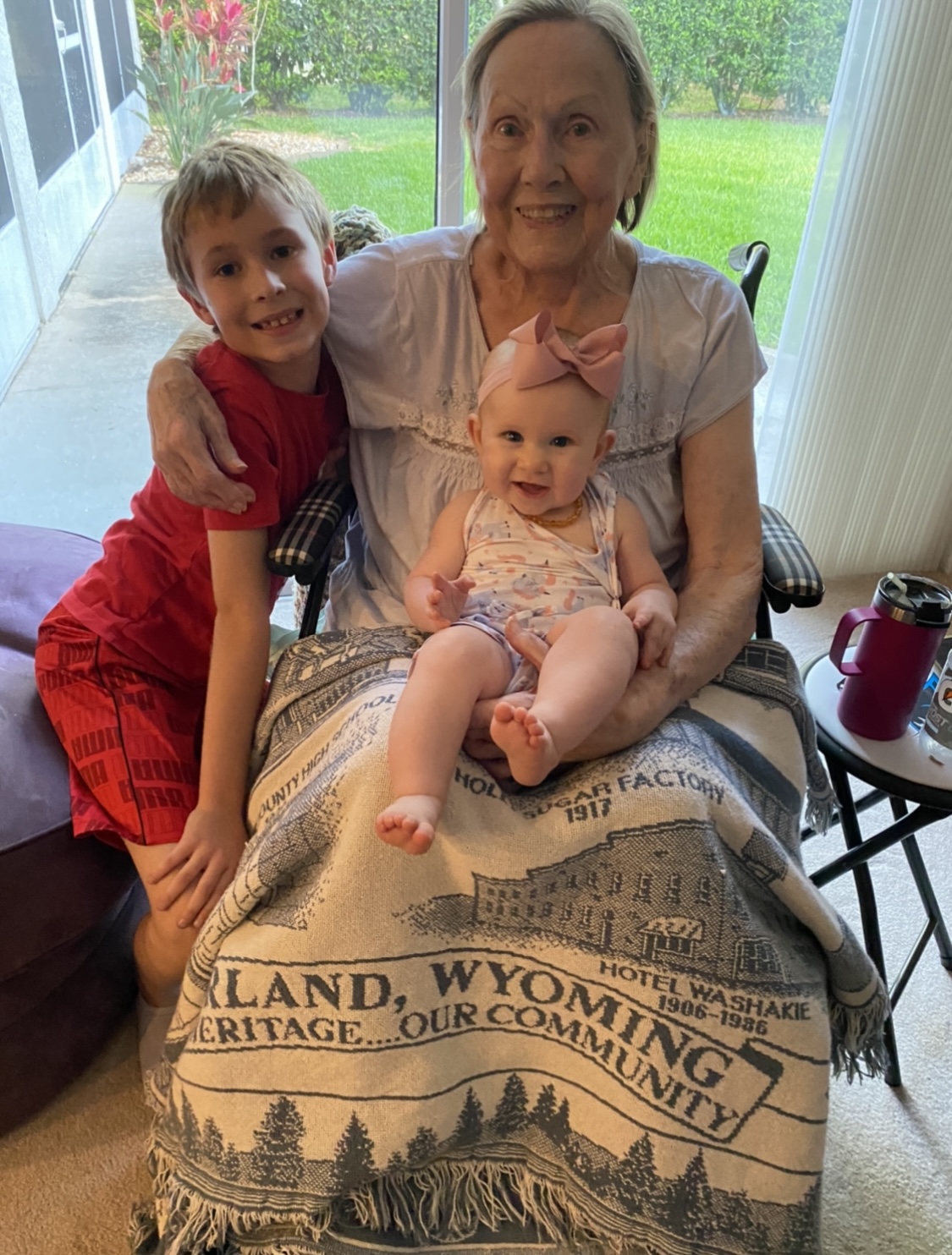 Gran, Evie and Aiden