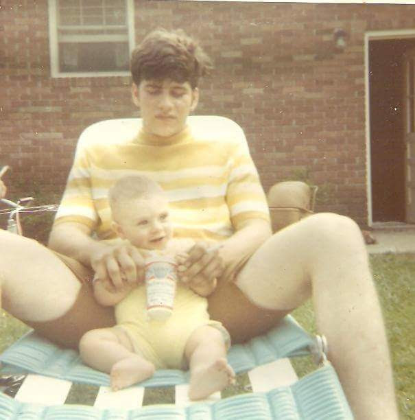 Father and son. 1970