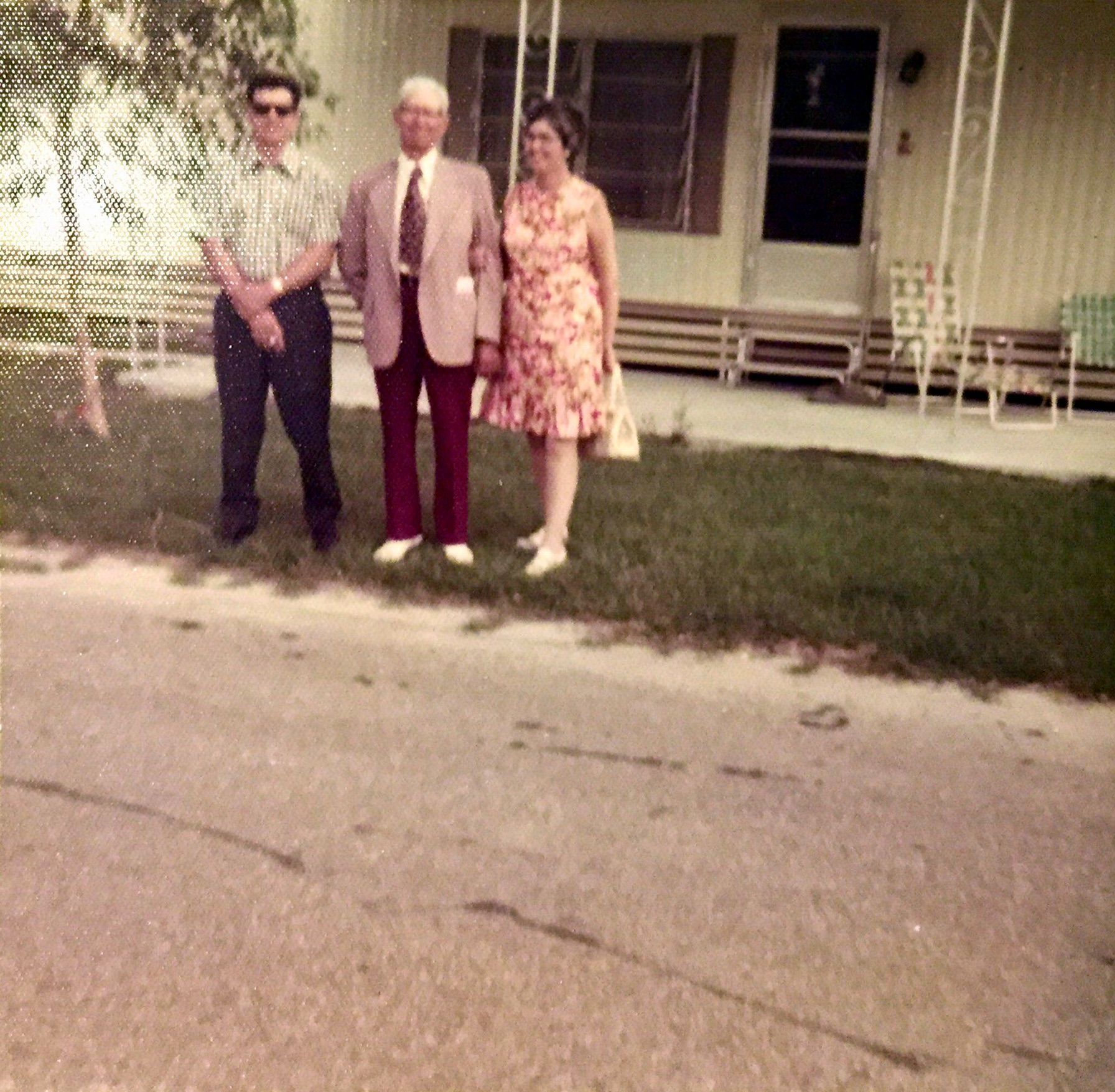 Mom with Grandpa & Dad