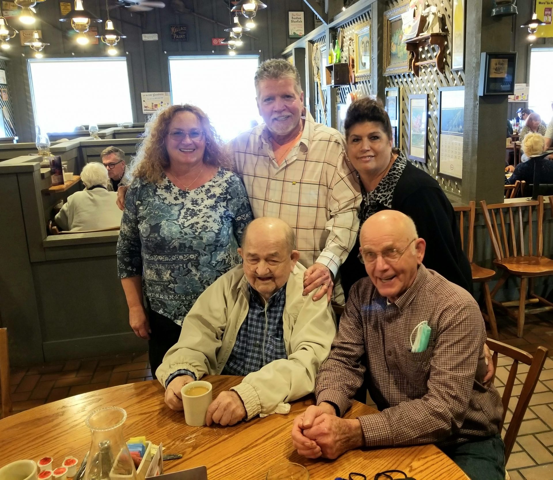 Marty with Walt, Karen, Tammy and Richard January 2022