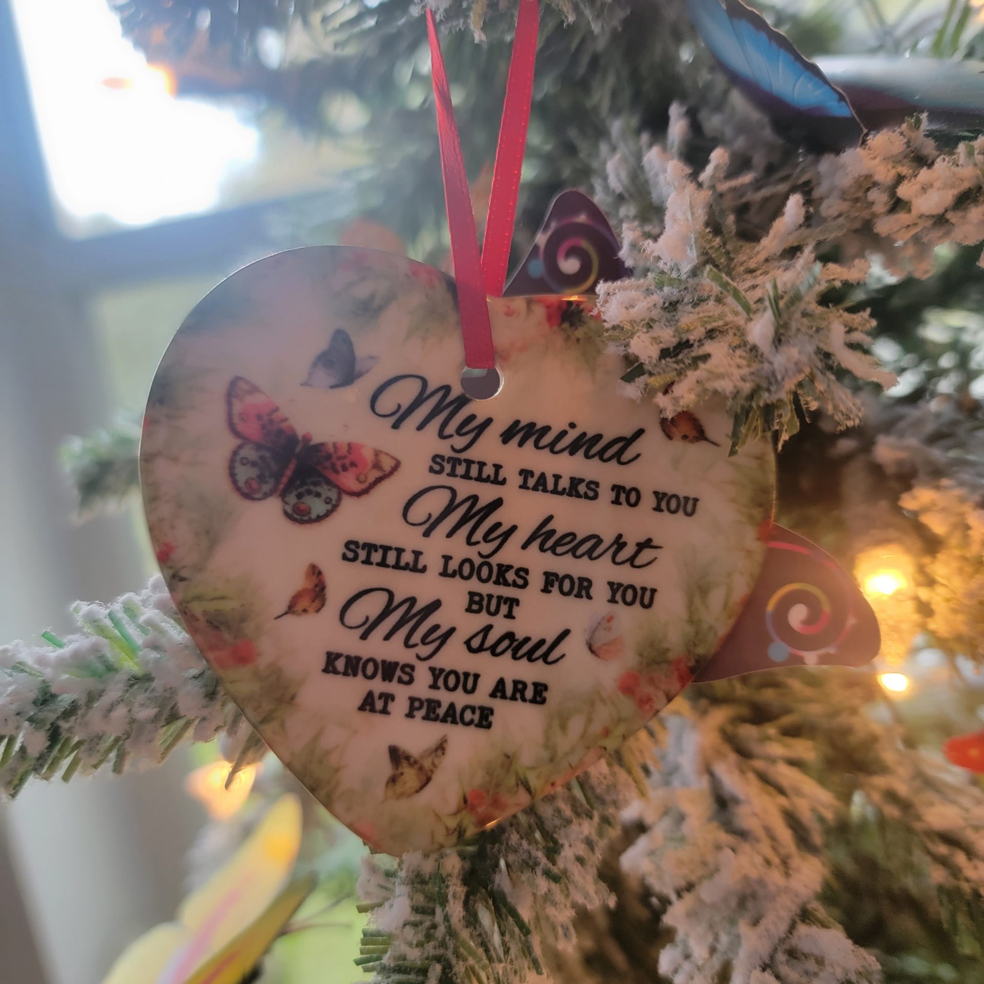 You are my Christmas Angel, baby girl and I miss you so much...