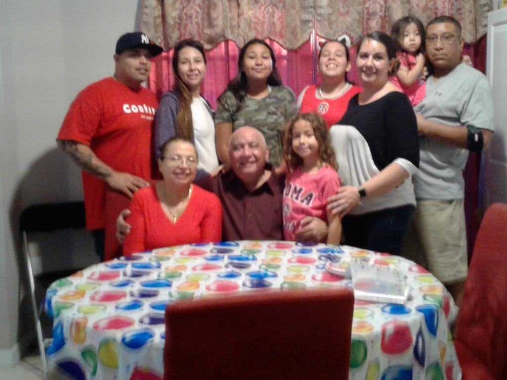 Tio with spending a previous birthday with Big sis Nel with  his children   and grandchildren. Family love Forever ❤️