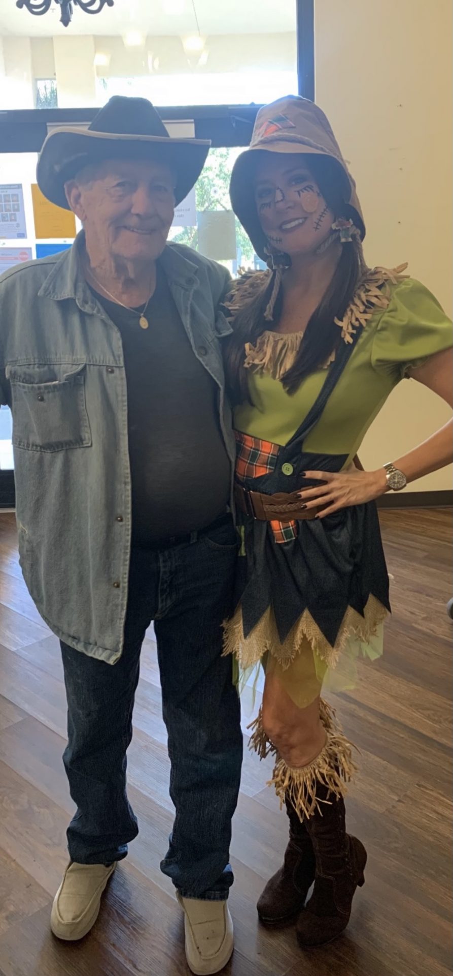 Dad and Dshea on Halloween