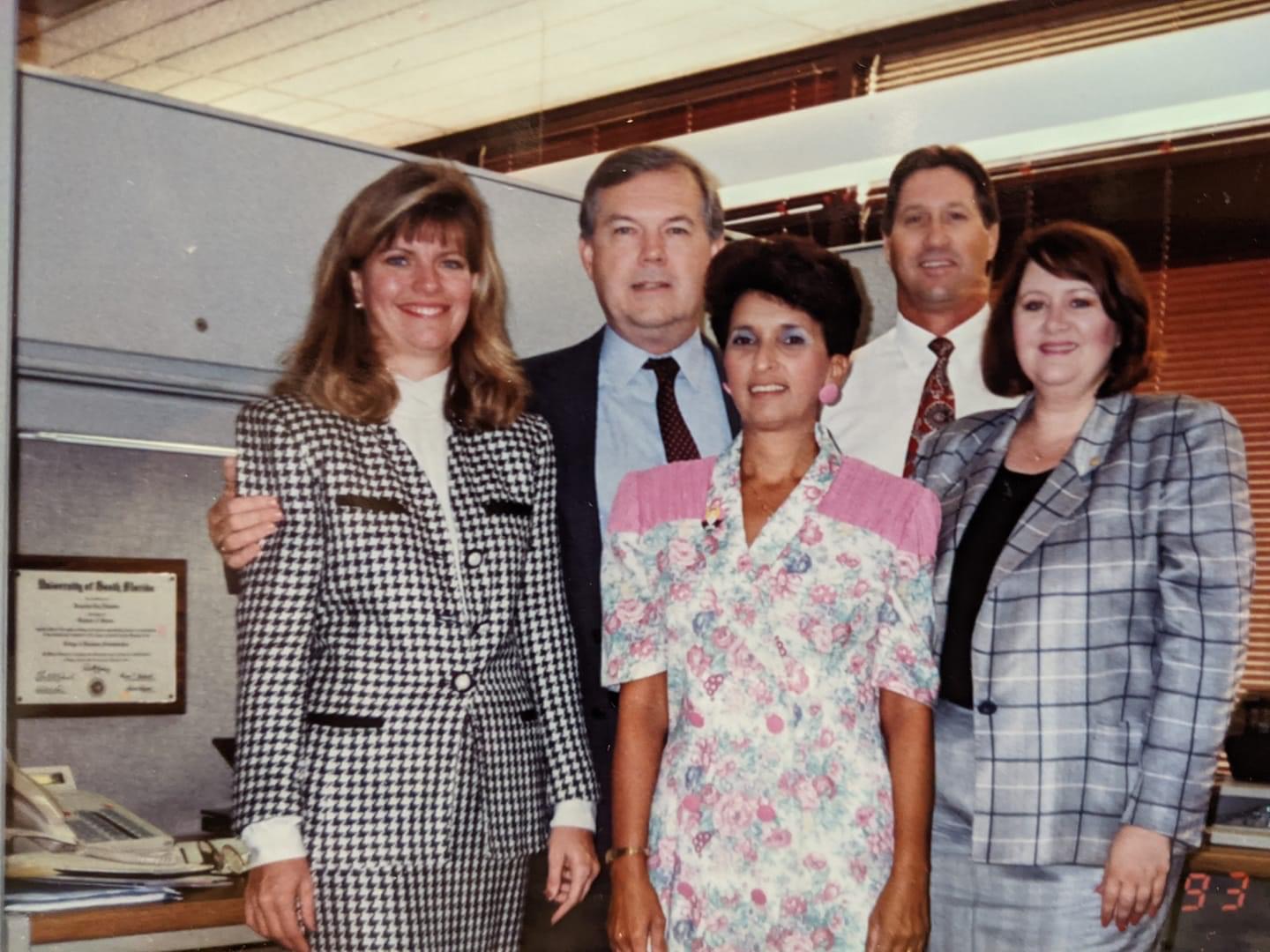 HR in the 90’s<br />
Jackie, Patrick, Clint, Deborah and Betty