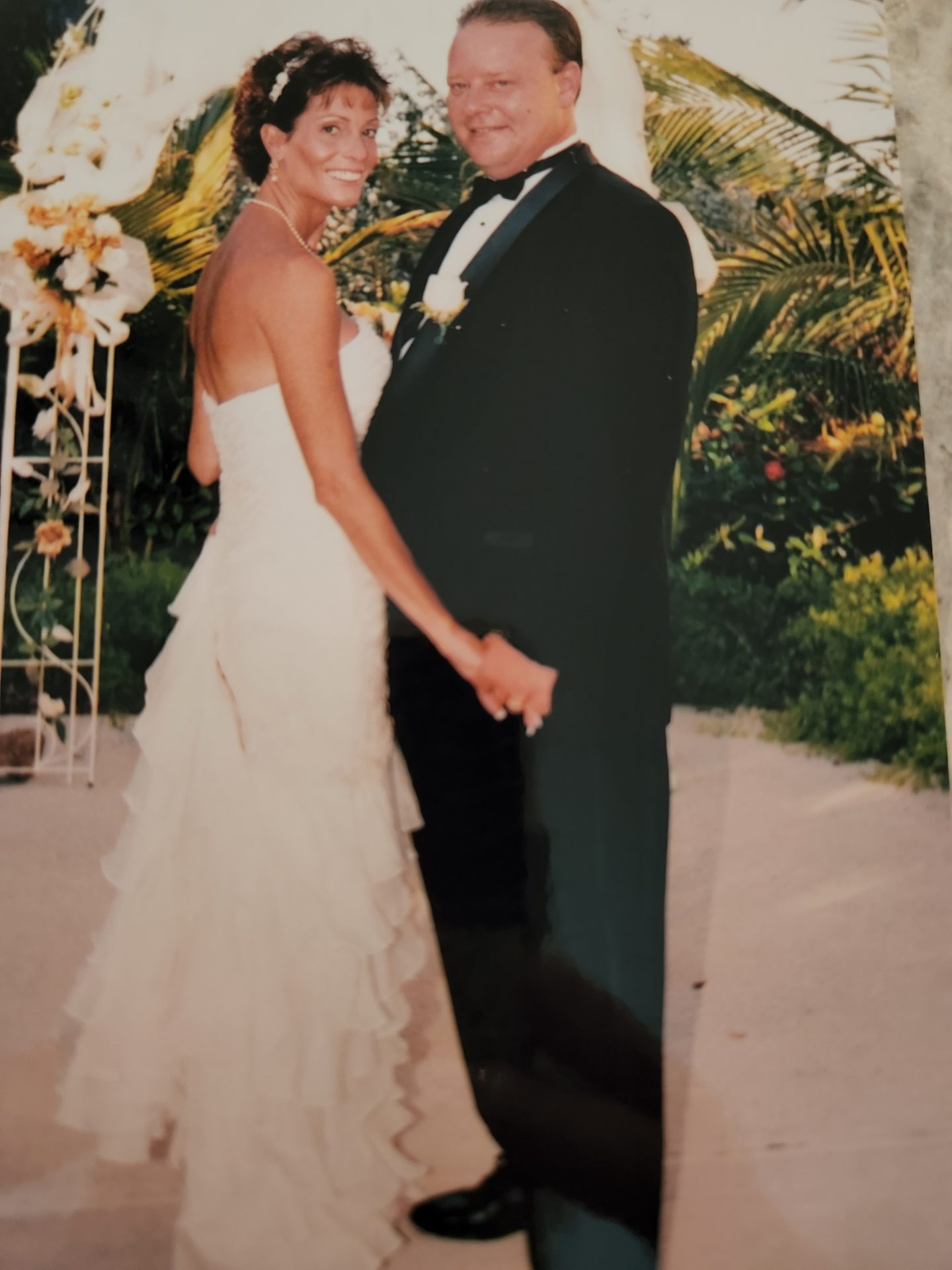 Our wedding day in St.Thomas USVI