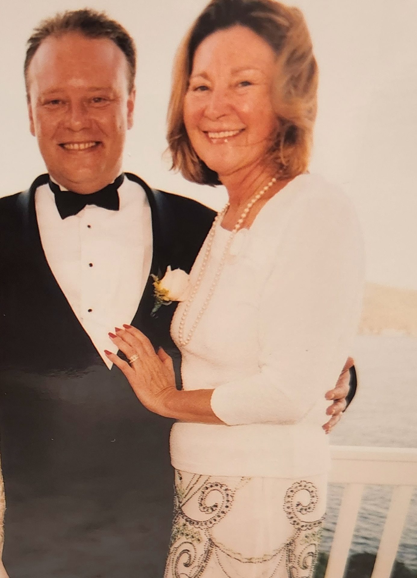 Stephen and his Mother on our wedding day