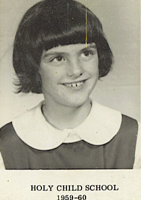 My Baby Sister, Christine in Grade School. Rest in Peace. 