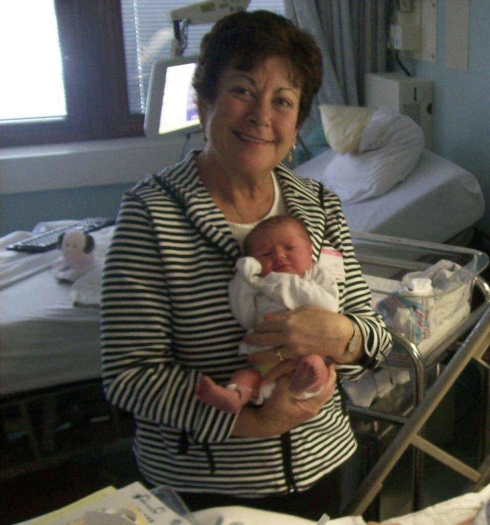 Aunt Judy was one of the first to hold Natalie.