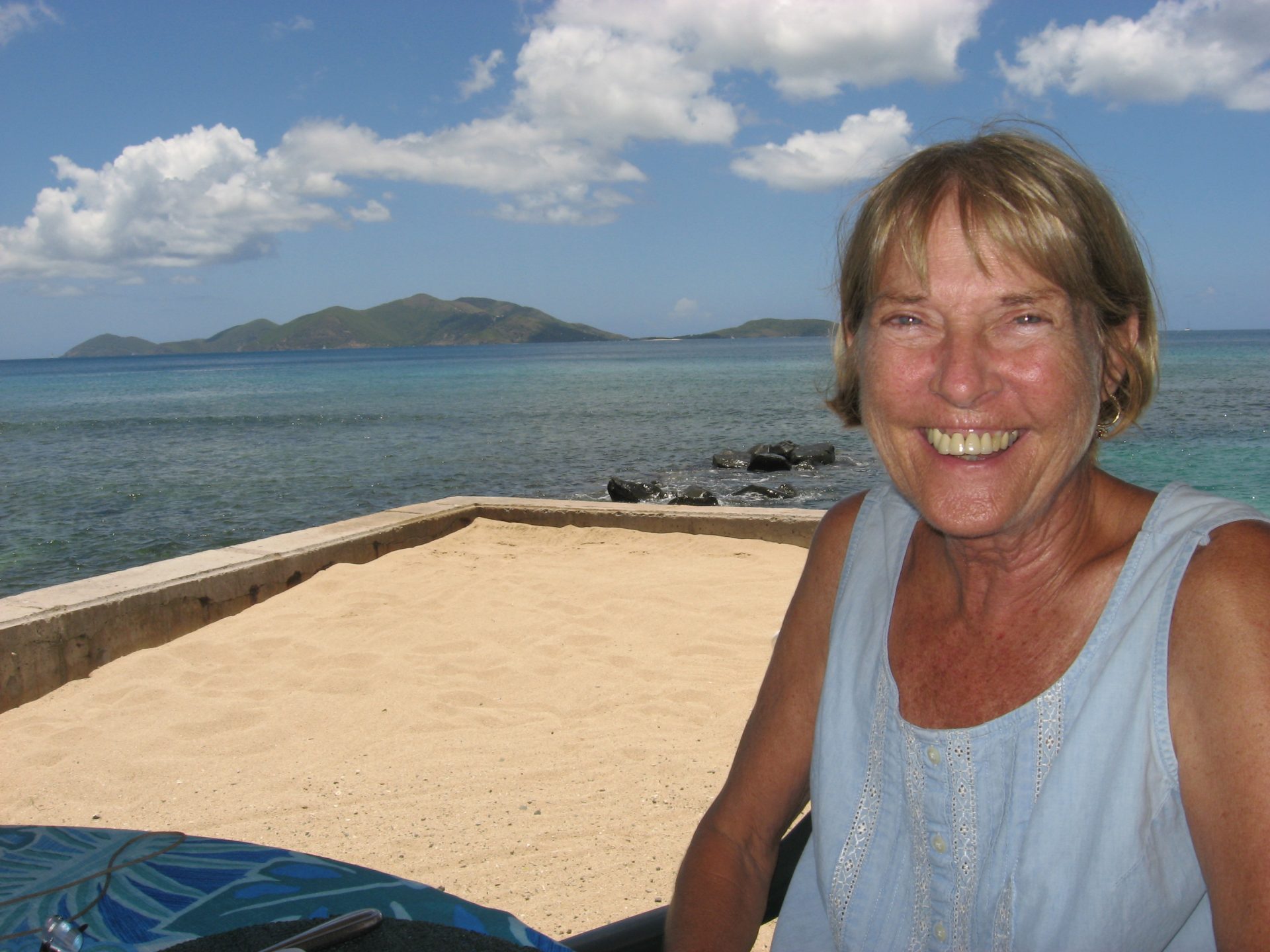 Jane, Sugar Mill beach restaurant, Apple Bay, Tortola, BVI 7/24/08