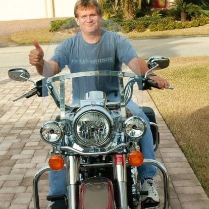 Tony's Harley Davidson motorcycle